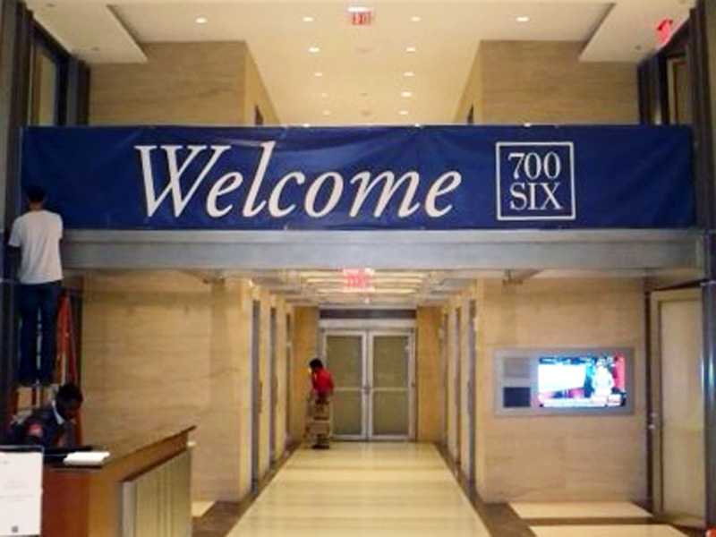 Welcome Fabric Banner