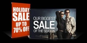 Fabric Banner Sale